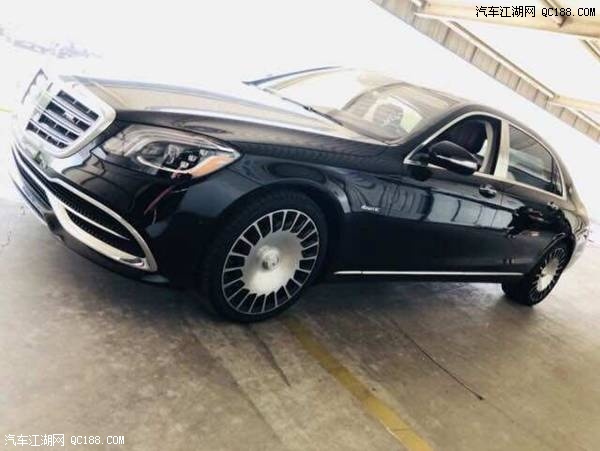 18款迈巴赫S560黑/酒红棕行政四座实解