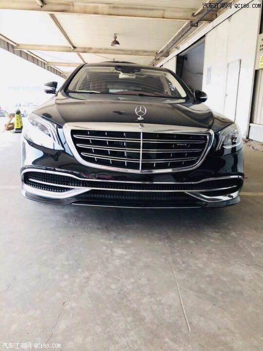 18款迈巴赫S560黑/酒红棕行政四座实解