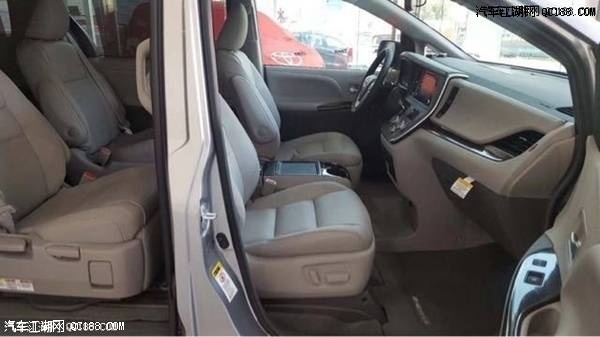 2018款丰田塞纳八速自动296匹马力版实拍