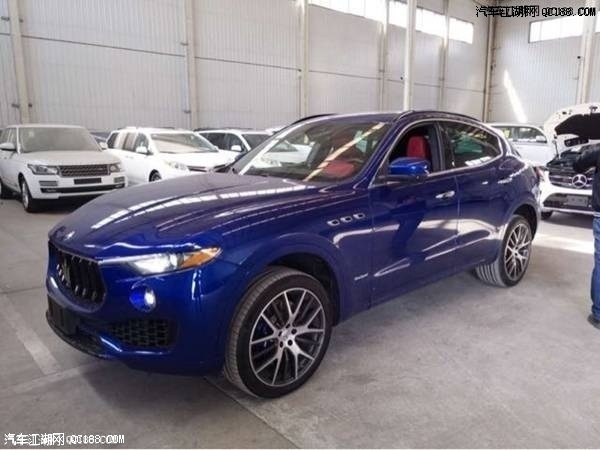 18款玛莎拉蒂莱万特SUV港口现车实测评价