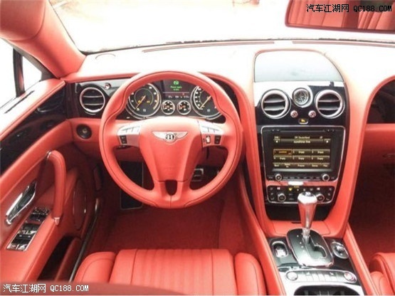 18款宾利飞驰V8白红四座店内现车实拍