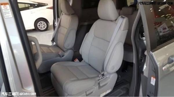 2018款丰田塞纳八速自动296匹马力版实拍