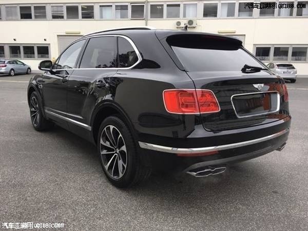 平行进口车18款宾利添越4.0TT到店实拍