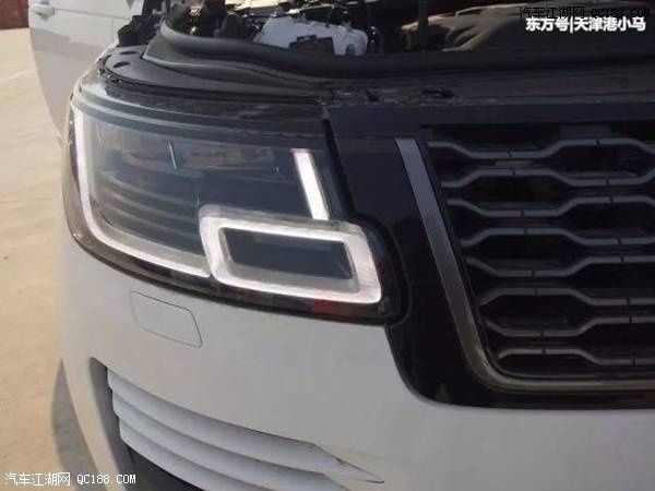 港口实测18款路虎揽胜行政3.0白色现车