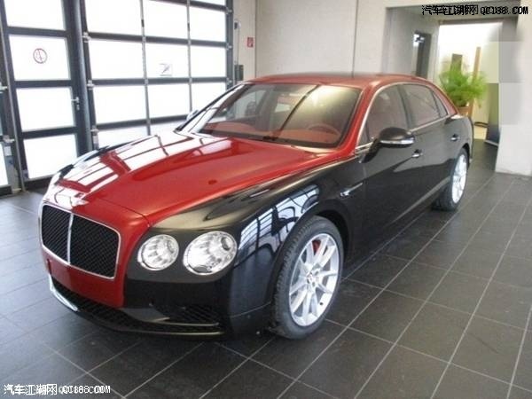 18款宾利飞驰中国龙红双拼色限量版实拍