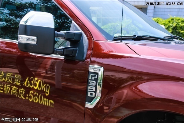 福特F350国王牧场版双轮皮卡车到店图解