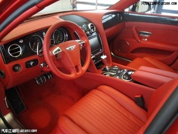 18款宾利飞驰中国龙红双拼色限量版实拍