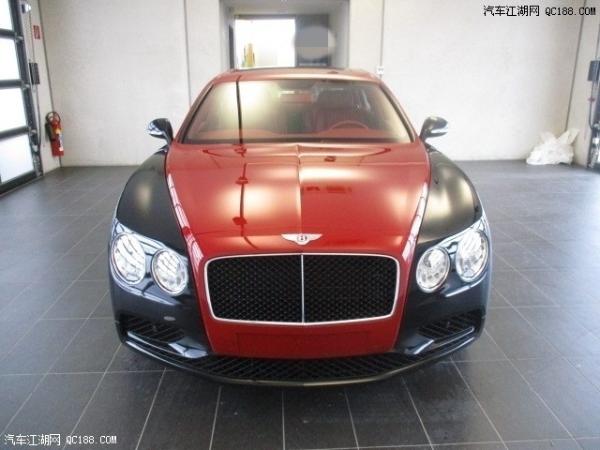 18款宾利飞驰中国龙红双拼色限量版实拍