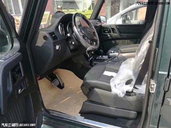 18款奔驰G500七挡4.0L V8军绿色现车实拍