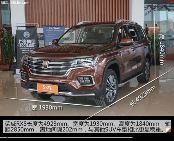 荣威rx8到店实拍7座智联网豪华suv