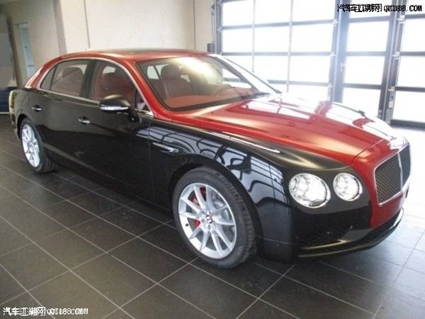 18款宾利飞驰中国龙红双拼色限量版实拍