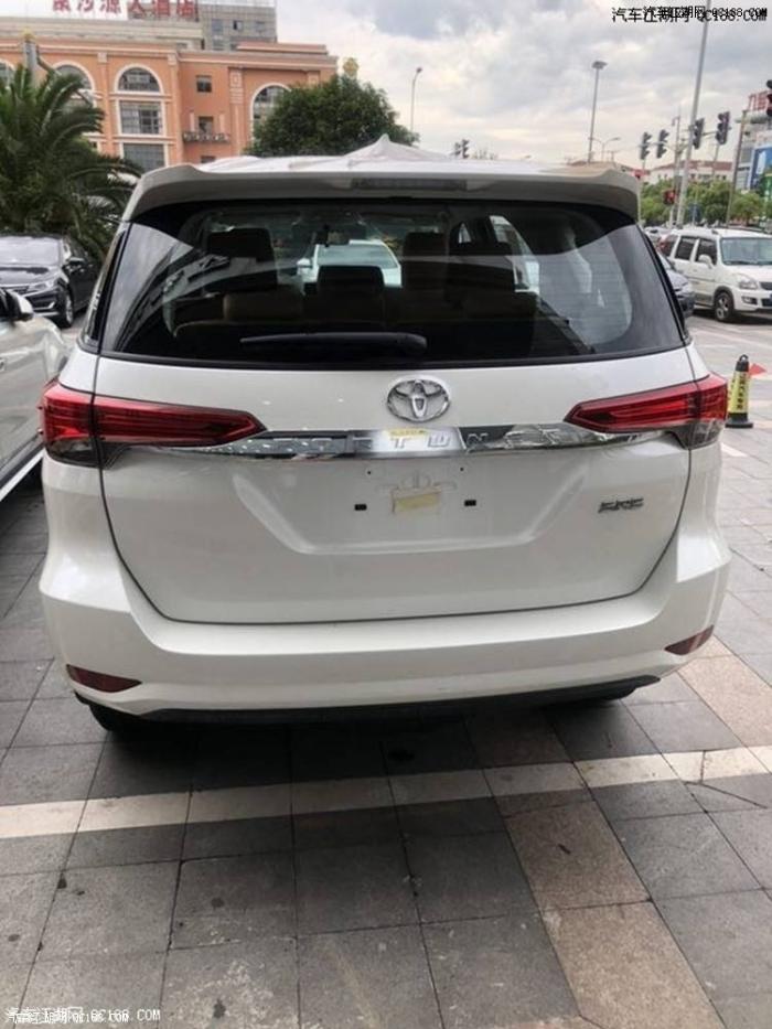 进口18款丰田穿越者2700车身参数介绍