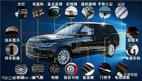 路虎揽胜行政加长版阿鲁巴金色实车照