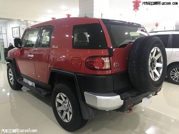18款丰田FJ酷路泽5速自动红色中东版报价