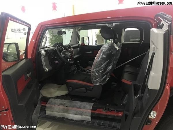 18款丰田FJ酷路泽5速自动红色中东版报价