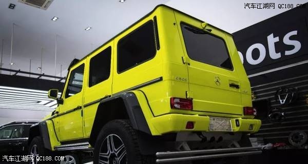 2018款奔驰G500 4×4²蓝色黄色现车实拍