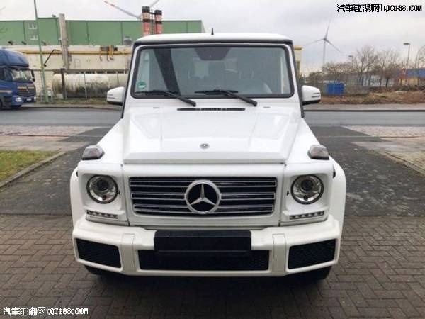 18款进口奔驰G350d V6柴油白色现车解读