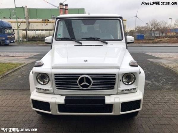 18款进口奔驰G350d柴油白外黑内现车报价