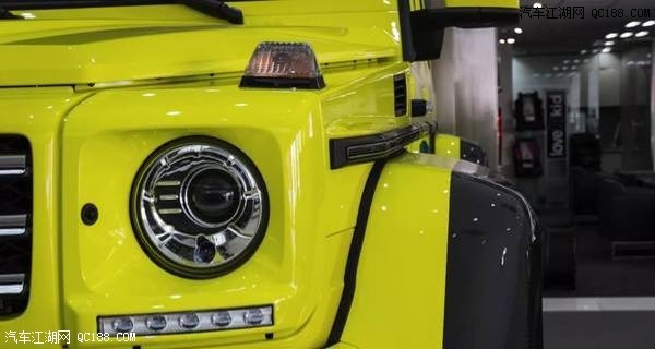 2018款奔驰G500 4×4²蓝色黄色现车实拍