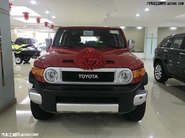 18款丰田FJ酷路泽5速自动红色中东版报价