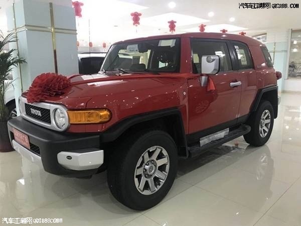 18款丰田FJ酷路泽5速自动红色中东版报价