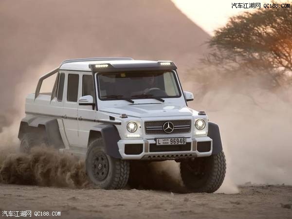 2018款奔驰G500 4×4²蓝色黄色现车实拍