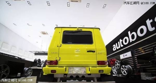 2018款奔驰G500 4×4²蓝色黄色现车实拍