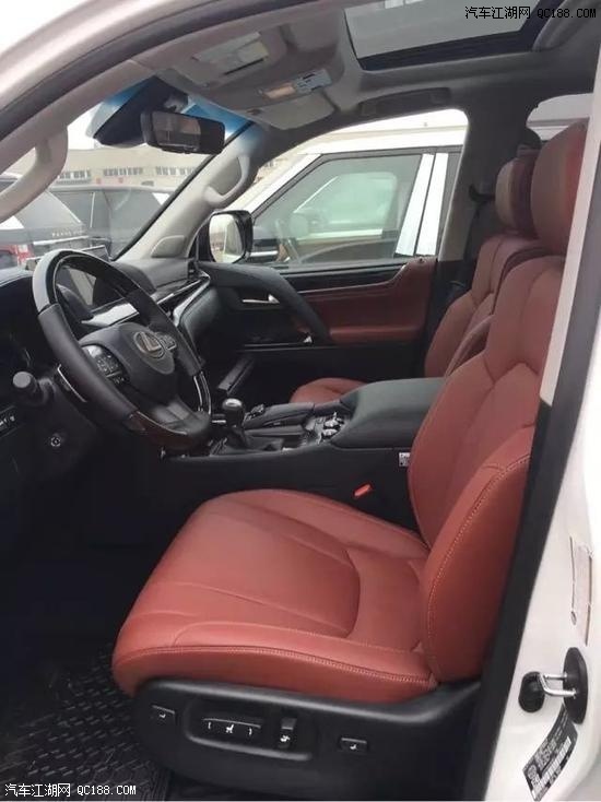 18款雷克萨斯LX570黑/棕八座加规版报价