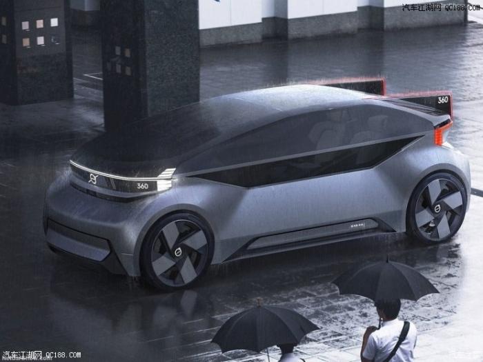 沃尔沃官方发布360c自动驾驶概念车官图