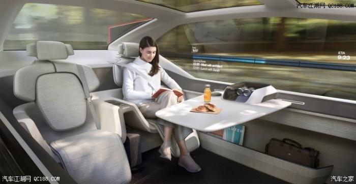 沃尔沃官方发布360c自动驾驶概念车官图