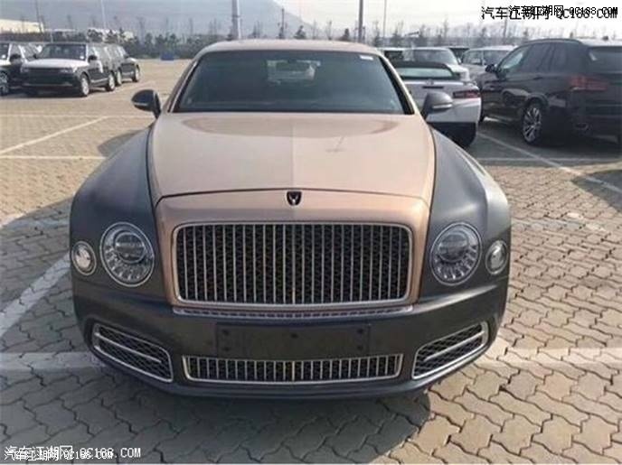 平行进口18款宾利慕尚EWB加长版现车实拍