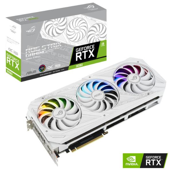 白衣如雪！华硕ROG推出白色限定款RTX30系显卡