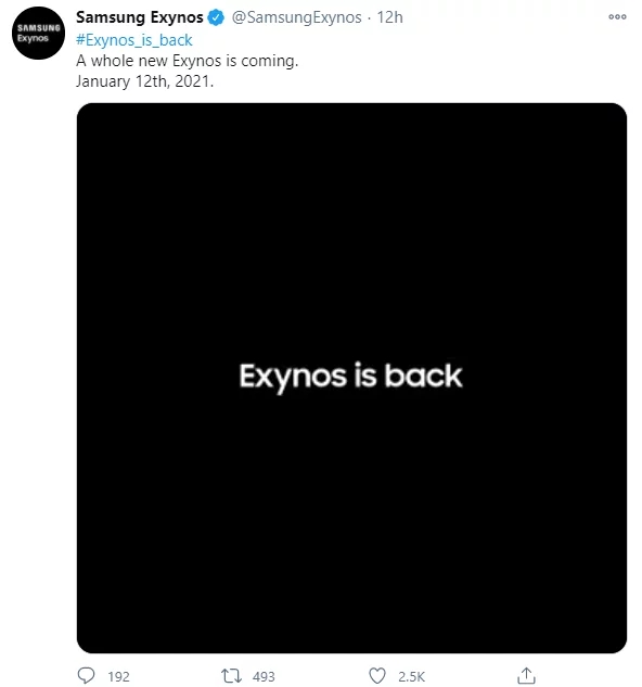 三星Exynos 2100将于明年1月12日发布：Galaxy S21系列首发