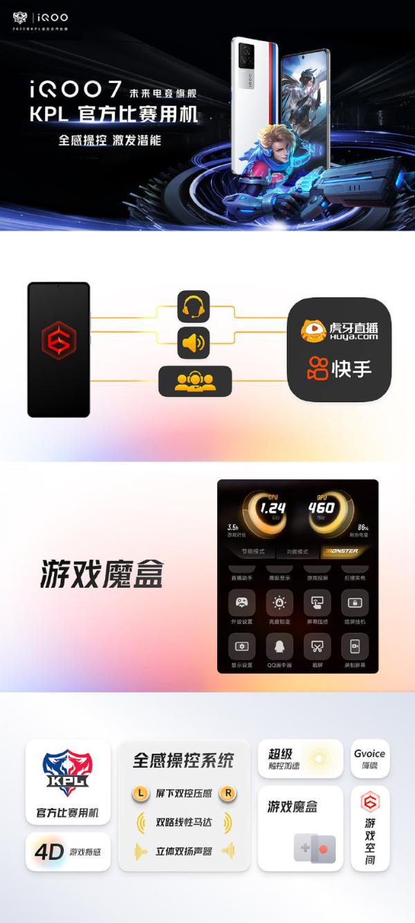 120W超快闪充电竞旗舰，iQOO7火热预售中
