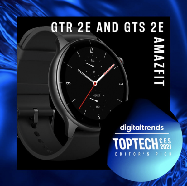 直击 CES 2021：华米 Amazfit GTR 2e 获评最佳智能手表_驱动中国