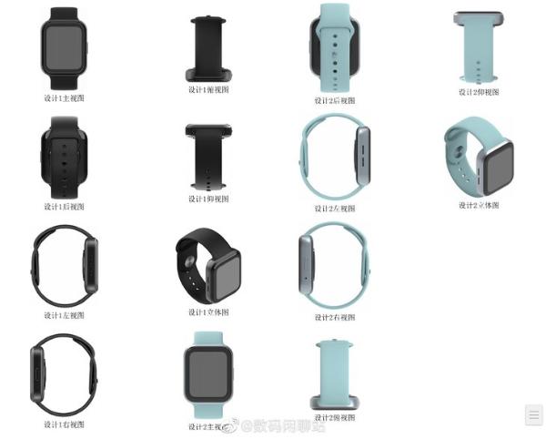 魅族智能手表外观专利图曝光 方形表盘