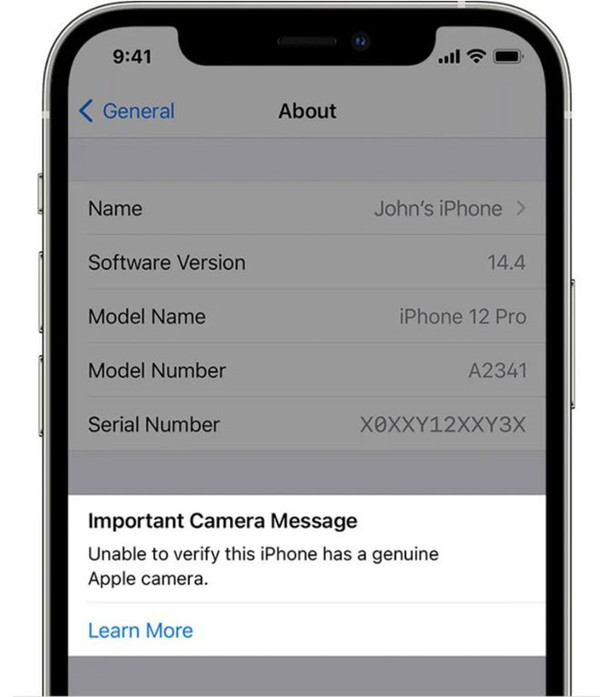 苹果警告！iPhone 12相机不要使用非正品零部件维修