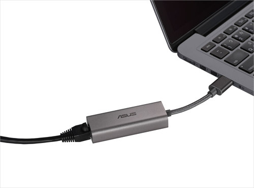 华硕推USB-C2500网卡转换器：支持2.5GbE