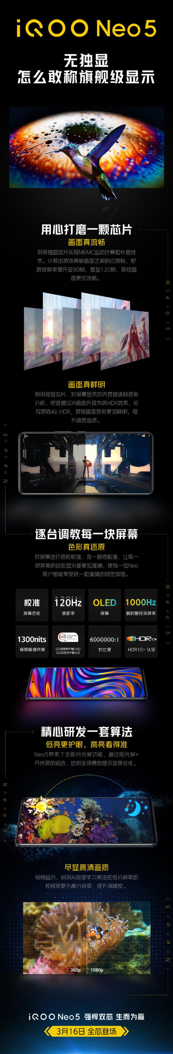 iQOO Neo 5 再次曝光，独立芯片成为新亮点