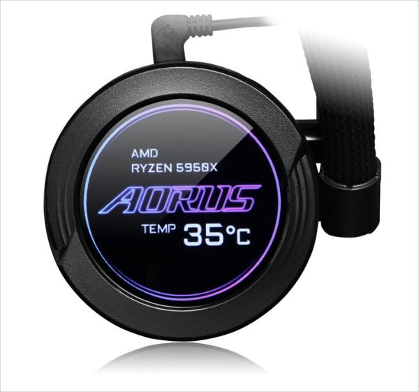 技嘉AORUS推出新款CPU水冷散热器