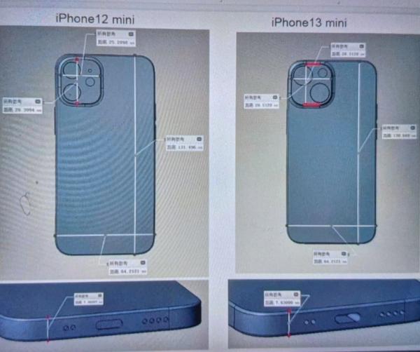 iPhone 13 mini渲染图曝光，摄像头大改