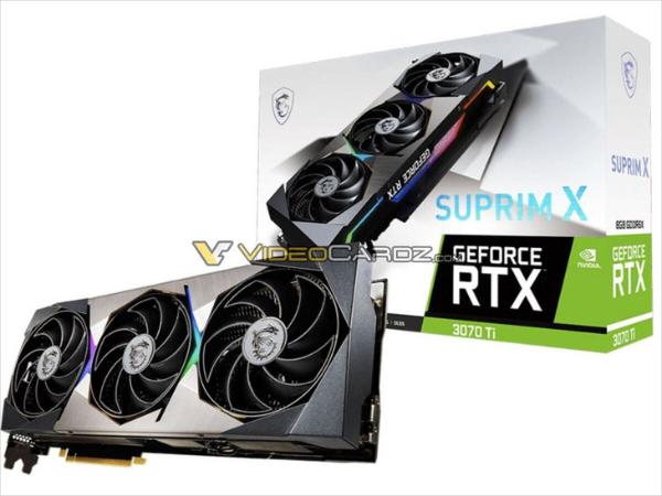 微星两款RTX3070Ti曝光：GDDR6X显存确凿