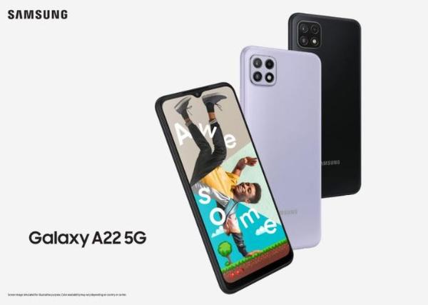 三星Galaxy A22 5G欧洲发布 搭载天玑700芯片