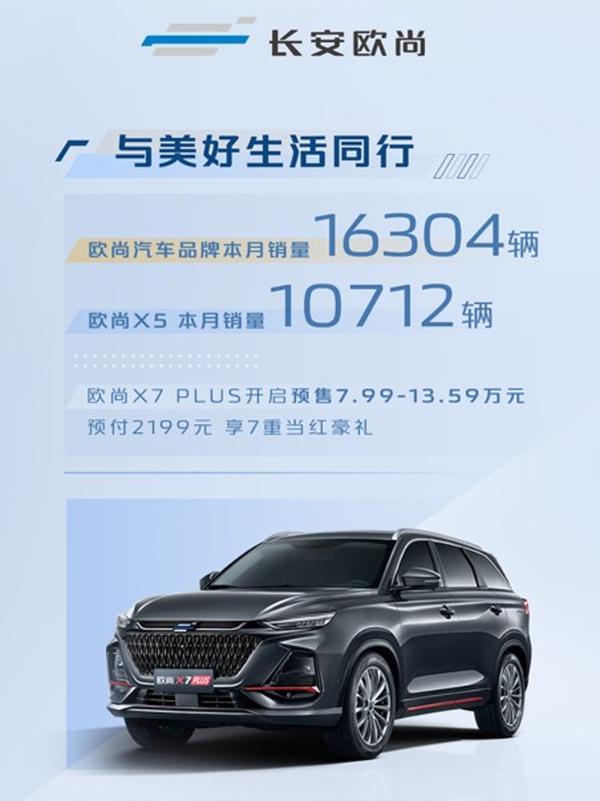 整体累计售出165143辆，长安汽车发布8月销量数据