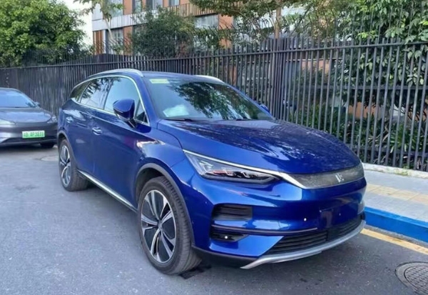 2022款比亚迪唐EV预告图发布 近期预售 或北京车展上市