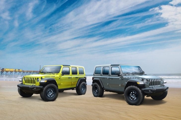 全新黄色涂装 Jeep牧马人High Tide版官图发布