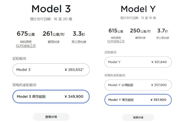 国产特斯拉再涨价，高配Model 3及Model Y均涨1万元