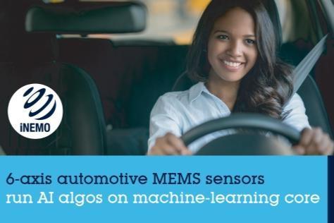 意法半导体发布首款具有嵌入式机器学习功能的汽车IMU