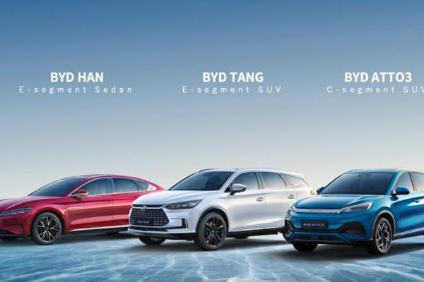 比亚迪面向欧洲市场推出三款车型，10月正式上市