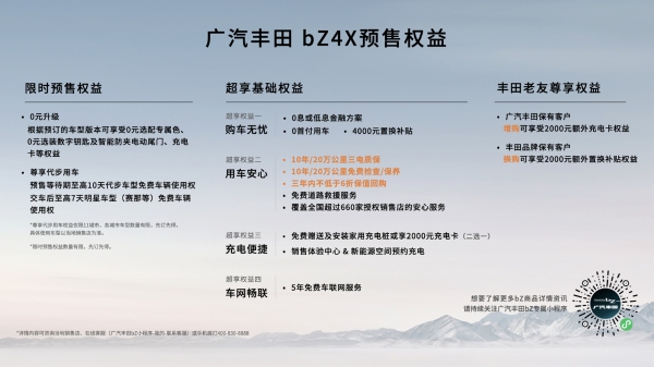 bZ4X正式上市，广汽丰田开启纯电新纪元